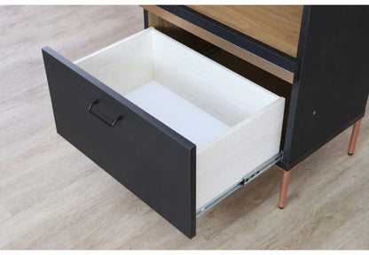 FEEL 幅60cm オープン引き出し 組合せ家具 キャビネット チェストタイプ 収納 棚 ラック 組み合わせ 完成品 日本製 チェスト カスタム リビングボード 可動棚(代引不可)