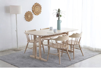 シカロ ダイニングチェア モダン 食卓 単品 北欧 ダイニング チェア 肘付 椅子 無垢 おしゃれ 木製 イス シンプル かわいい 天然木 韓国風 インテリア 完成品(代引不可)