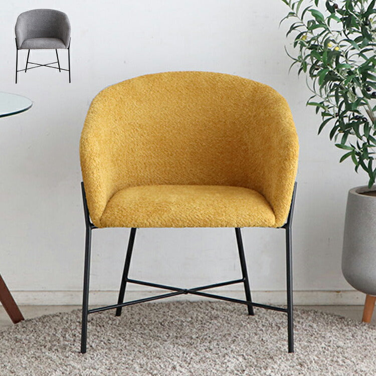 ダイニングチェア ブークレー スチール脚 ファブリックチェア デザインチェア シンプル モダン 椅子 イス チェア 北欧 おしゃれ(代引不可)