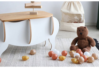 ミニテーブル サイドテーブル BOO ホワイトン ナイトテーブル コーヒーテーブル ベッドサイド ソファサイド デスクサイド ぶた 子供部屋 一人暮らし かわいい(代引不可)