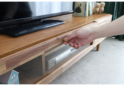 アルグ テレビ台 幅135.3cm 国産 木製 透明ガラス 高級感 ローボード コンパクト おしゃれ 収納 インテリア ラック TV台 シンプル スリム リビング ダイニング(代引不可)