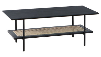 ラタン調 センターテーブル ローテーブル 幅100cm リビングテーブル ラタン スチール脚 長方形 木製 リビング ダイニング おしゃれ(代引不可)