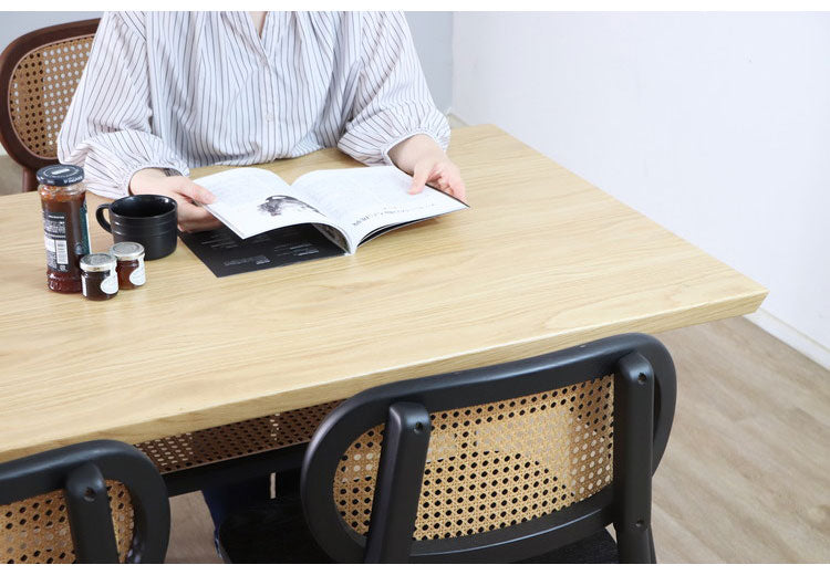 ダイニングテーブル 幅150cm オーク突板 4人 無垢材 ダイニング テーブル 北欧 木製 白 収納 棚付き おしゃれ(代引不可)