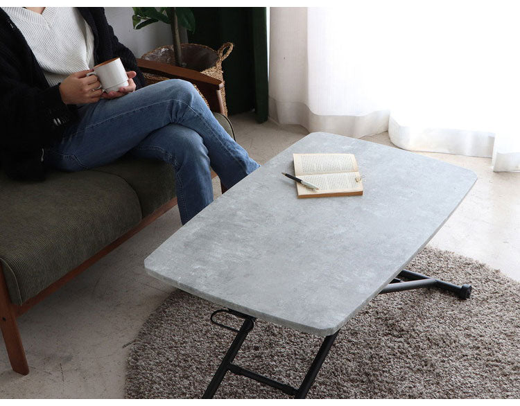 セラール リフトテーブル 幅90cm 昇降式テーブル テーブル 高さ調節 折りたたみ式 デスク 机 リフティングテーブル インテリア リビング ダイニング シンプル(代引不可)