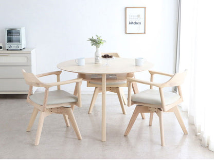 シロカ 回転チェアダイニングチェア 回転 肘付 北欧 ダイニング チェア 単品 回転椅子 椅子 おしゃれ 木製 食卓椅子 イス シンプル かわいい いす 木製チェア(代引不可)