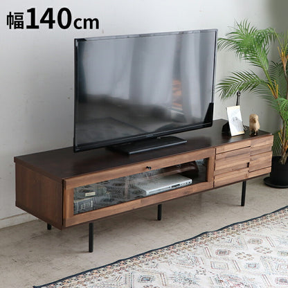 メニック テレビ台 幅140cm 国産 高級感 インテリア ローボード コンパクト おしゃれ 収納 インテリア ラック TV台 シンプル スリム リビング ダイニング 収納棚(代引不可)