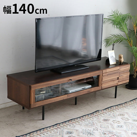 メニック テレビ台 幅140cm 国産 高級感 インテリア ローボード コンパクト おしゃれ 収納 インテリア ラック TV台 シンプル スリム リビング ダイニング 収納棚(代引不可)