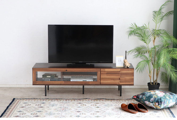 メニック テレビ台 幅140cm 国産 高級感 インテリア ローボード コンパクト おしゃれ 収納 インテリア ラック TV台 シンプル スリム リビング ダイニング 収納棚(代引不可)