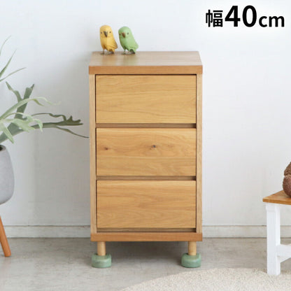 【1000円OFF】チェスト 幅40cm 国産 キャビネット チェストタイプ 収納 棚 ラック 3段引き出し 収納 ワイドチェスト 衣装ケース おしゃれ タンス リビング ダイニング(代引不可)