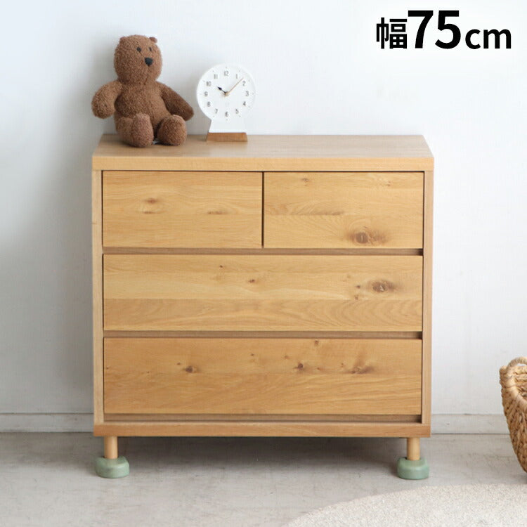 【1000円OFF】チェスト 幅75cm 国産 キャビネット チェストタイプ 収納 棚 ラック 3段引き出し 収納 ワイドチェスト 衣装ケース おしゃれ タンス リビング ダイニング(代引不可)