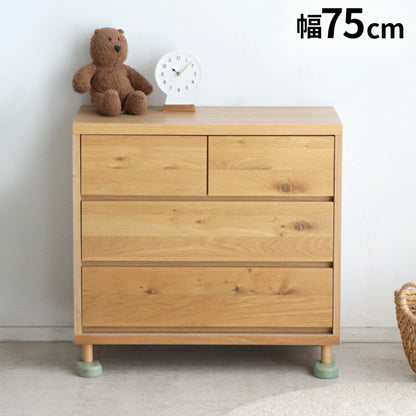 【1000円OFF】チェスト 幅75cm 国産 キャビネット チェストタイプ 収納 棚 ラック 3段引き出し 収納 ワイドチェスト 衣装ケース おしゃれ タンス リビング ダイニング(代引不可)