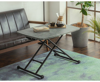 リフトテーブル 昇降式 ローテーブル ハイテーブル 折りたたみ コンパクト収納 リビング ダイニング 作業スペース 食卓 台所 センターテーブル(代引不可)