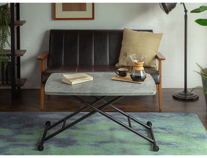 リフトテーブル 昇降式 ローテーブル ハイテーブル 折りたたみ コンパクト収納 リビング ダイニング 作業スペース 食卓 台所 センターテーブル(代引不可)