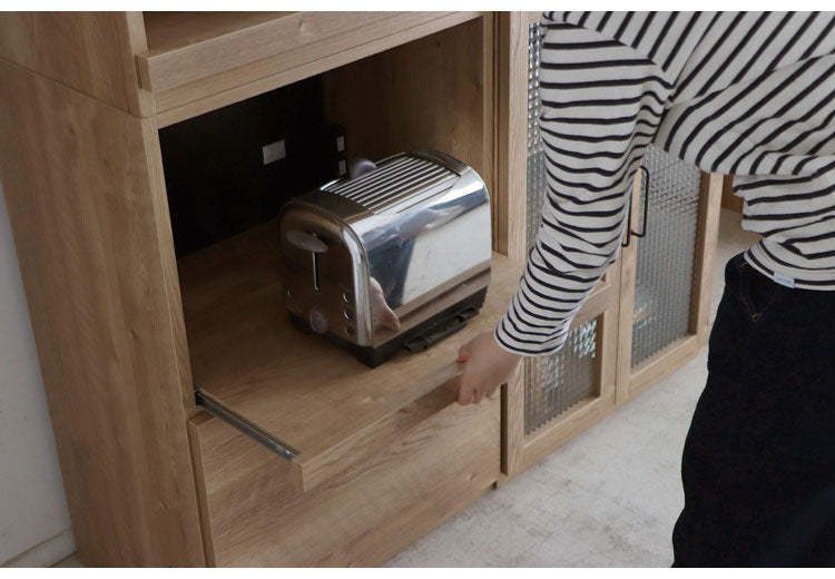 トラクト 幅60cm 国産 オープン扉 サイドボード 木製 キャビネット 収納 棚 ラック 北欧 おしゃれ シンプル インテリア リビング 収納ボックス 家具 大容量(代引不可)