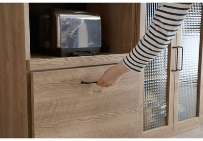 トラクト 幅60cm 国産 オープン扉 サイドボード 木製 キャビネット 収納 棚 ラック 北欧 おしゃれ シンプル インテリア リビング 収納ボックス 家具 大容量(代引不可)