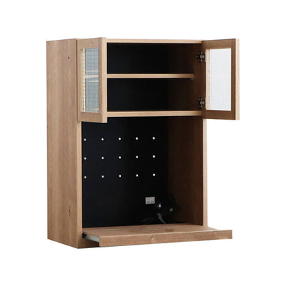 トラクト 幅60cm 国産 ガラス オープン扉 サイドボード 木製 キャビネット 収納 棚 ラック 北欧 おしゃれ シンプル インテリア リビング 収納ボックス 家具 大容量(代引不可)