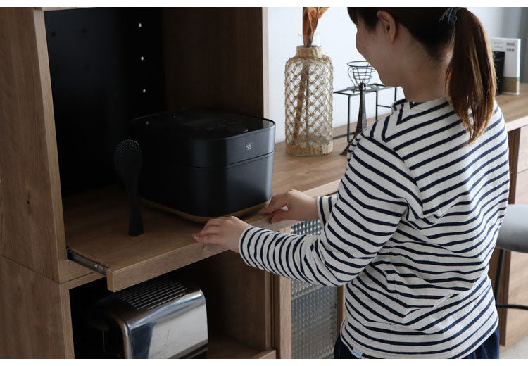 トラクト 幅60cm 国産 ガラス オープン扉 サイドボード 木製 キャビネット 収納 棚 ラック 北欧 おしゃれ シンプル インテリア リビング 収納ボックス 家具 大容量(代引不可)