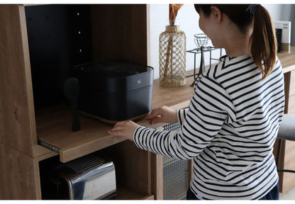 トラクト 幅60cm 国産 ガラス オープン扉 サイドボード 木製 キャビネット 収納 棚 ラック 北欧 おしゃれ シンプル インテリア リビング 収納ボックス 家具 大容量(代引不可)