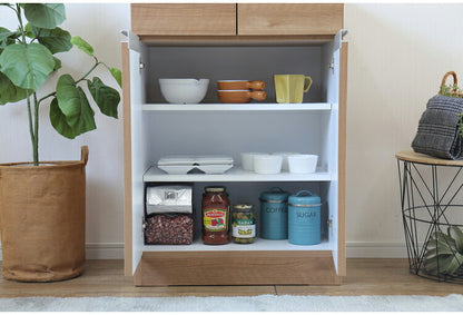 カウンター収納 日本製 幅60cm 大容量 引き出し付き 扉収納 キッチンカウンター リビングボード キャビネット 国産 おしゃれ シンプル リビング キッチン ダイニング クローゼット 寝室(代引不可)