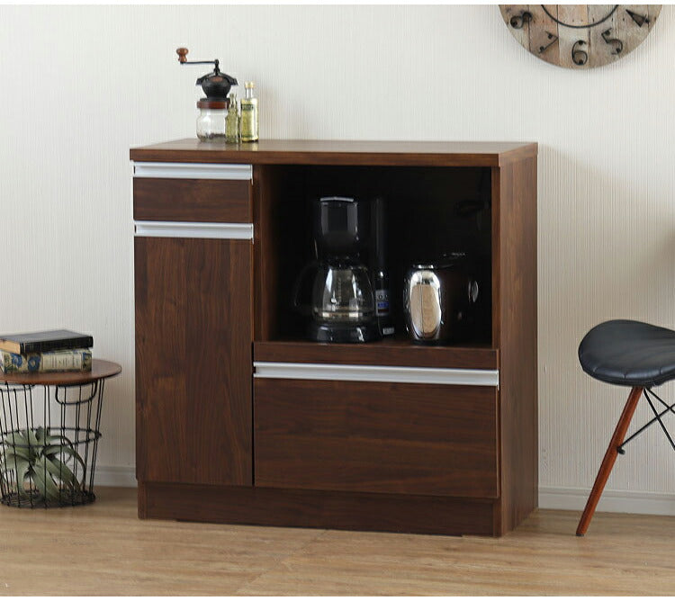 カウンター収納 日本製 レンジ台 幅90cm オープン収納 引き出し 扉収納 カウンター レンジボード リビングボード おしゃれ キャビネット 国産 リビング キッチン ダイニング クローゼット 寝室(代引不可)