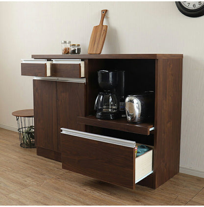 カウンター収納 日本製 レンジ台 幅120cm オープン収納 引き出し 扉収納 カウンター レンジボード リビングボード おしゃれ キャビネット 国産 リビング キッチン ダイニング クローゼット 寝室(代引不可)