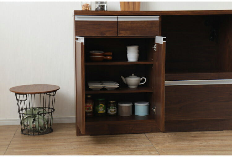 カウンター収納 日本製 レンジ台 幅120cm オープン収納 引き出し 扉収納 カウンター レンジボード リビングボード おしゃれ キャビネット 国産 リビング キッチン ダイニング クローゼット 寝室(代引不可)