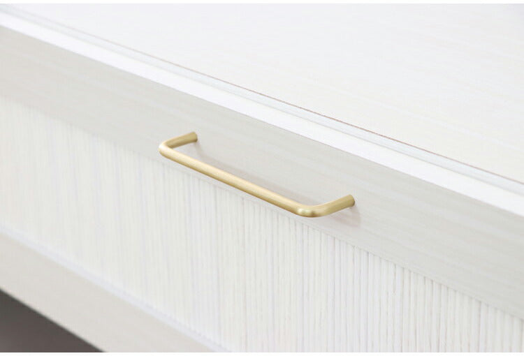 テレビボード 完成品 日本製 幅180cm 引き出し付き テレビ台 ローボード ホワイト 国産 真鍮 TV台 TVボード 収納 フラップ テレビラック リビング(代引不可)