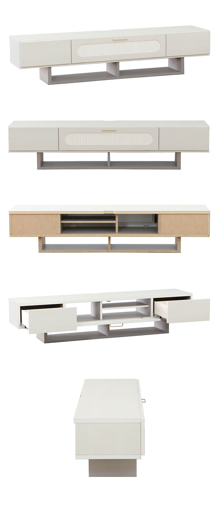 テレビボード 完成品 日本製 幅180cm 引き出し付き テレビ台 ローボード ホワイト 国産 真鍮 TV台 TVボード 収納 フラップ テレビラック リビング(代引不可)