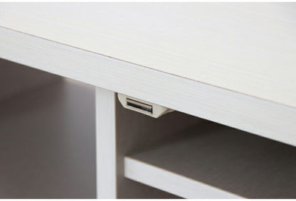 テレビボード 完成品 日本製 幅180cm 引き出し付き テレビ台 ローボード ホワイト 国産 真鍮 TV台 TVボード 収納 フラップ テレビラック リビング(代引不可)