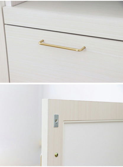 キッチンカウンター 完成品 日本製 幅80cm 食器棚 ステンレス天板 引き出し 可動棚 スライド棚 扉収納 キッチンボード キャビネット おしゃれ 真鍮 キッチン収納 国産 リビング キッチン ダイニング(代引不可)