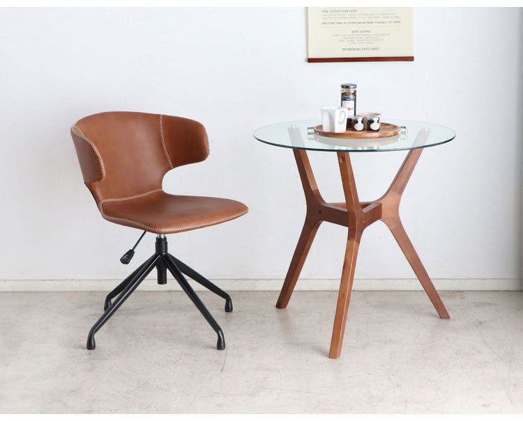 昇降チェア 肘掛け付き 回転式 座面高44~50cm リビング ダイニング デスク オフィスチェア おしゃれ お洒落 チェア 椅子 いす 食卓 デザインチェア 北欧(代引不可)