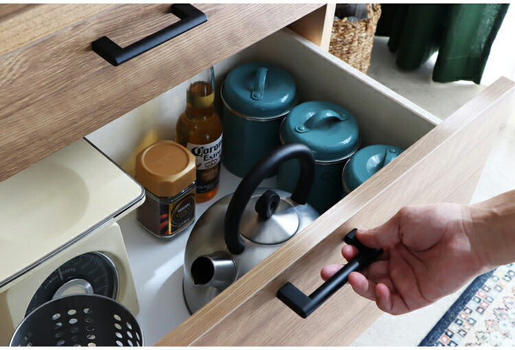 キッチンボード 食器棚 国産 幅70cm ラック レンジ台 オープン収納 家電収納 引き出し付き 可動棚 扉付き コード穴 スチール脚 木目調 北欧風 キッチン収納 日本製 リビング キッチン(代引不可)