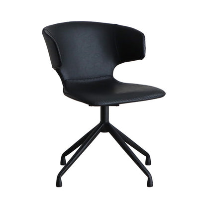 ラウンドチェア 回転式 肘掛け付き 座面高44cm 耐荷重80kg ジグザグステッチ 優雅 デザインチェア リビング お洒落 チェア 椅子 いす 食卓 デザインチェア 北欧 おしゃれ(代引不可)