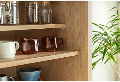 キッチンボード 食器棚 幅約120cm 日本製 レンジ台 オープン収納 引き出し 可動棚 引戸 コード穴 木目調 北欧風 キャビネット キッチン収納 ダイニングボード 国産 リビング キッチン ダイニング(代引不可)