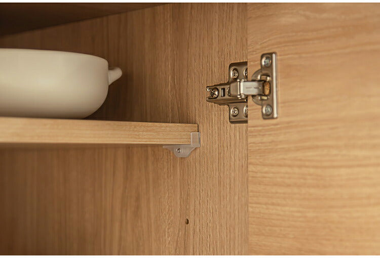 キッチンボード 食器棚 幅約120cm 日本製 レンジ台 オープン収納 引き出し 可動棚 引戸 コード穴 木目調 北欧風 キャビネット キッチン収納 ダイニングボード 国産 リビング キッチン ダイニング(代引不可)