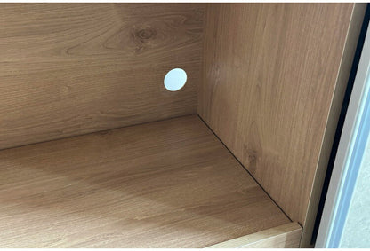 キッチンボード 食器棚 幅約120cm 日本製 レンジ台 オープン収納 引き出し 可動棚 引戸 コード穴 木目調 北欧風 キャビネット キッチン収納 ダイニングボード 国産 リビング キッチン ダイニング(代引不可)