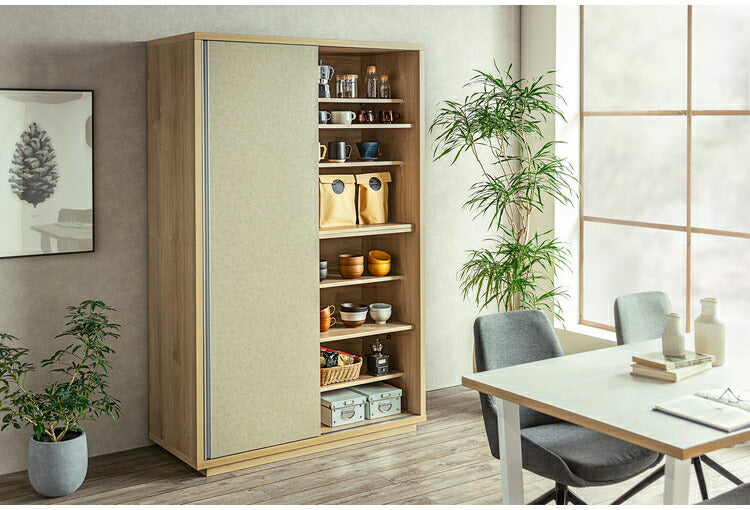 キッチンボード 食器棚 幅約120cm 日本製 レンジ台 オープン収納 引き出し 可動棚 引戸 コード穴 木目調 北欧風 キャビネット キッチン収納 ダイニングボード 国産 リビング キッチン ダイニング(代引不可)