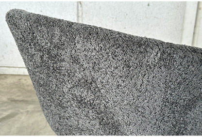 デスクチェア 昇降式 座面高42~49cm キャスター付き ワーキングチェア ブークレ生地 おしゃれ もこもこ オフィスチェア リモートワーク リビング デスク 椅子 チェア(代引不可)