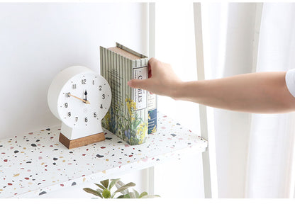 シェルフ 幅59 奥行41 高さ126cm オープンラック テラゾー柄 引き出し収納 ディスプレイラック 本棚 リビング おしゃれ 韓国インテリア 韓国 北欧 一人暮らし 新生活 大人(代引不可)