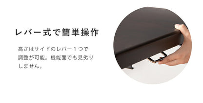 アイル 昇降テーブル 昇降式テーブル リフトテーブル リフティングテーブル 木製 リビングテーブル ダイニングテーブル(代引不可)