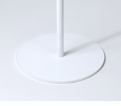 日本製 燕三条 完成品 サイドテーブル スリム ハイタイプ 丸型 天板20cm 高さ76.8cm コンソール テーブル 棚 ディスプレイ 円形 スリム 加湿器スタンド 玄関収納 KUROSHIRO abekin(代引不可)