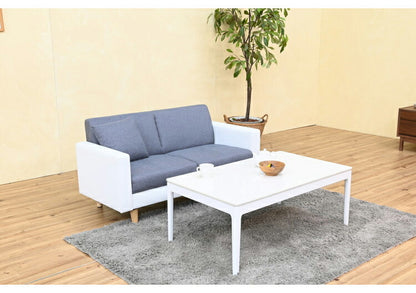 ソファ 幅132cm 撥水 二人掛け クッション付属 ローソファ 二人用 2P 大人 かわいい おしゃれ 北欧 インテリア リビング ダイニング シンプル コンパクト 一人暮らし 家具(代引不可)