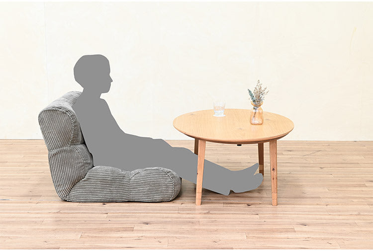 こたつテーブル 楕円形 幅105×奥行80cm 天然木 こたつ机 高級感 3段階 高さ調節可能 木製 センターテーブル ローテーブル リビング ダイニング 円形 丸形 北欧 おしゃれ(代引不可)