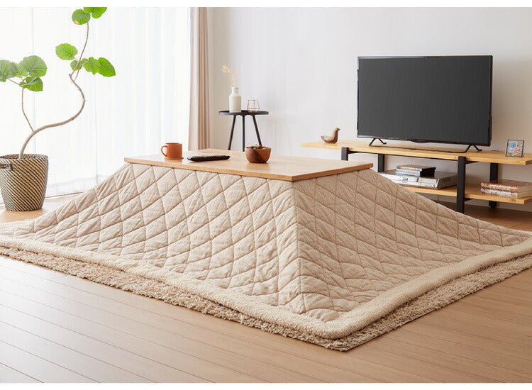 こたつ 幅105cm こたつ机 リビングテーブル 3段階 高さ調節 継ぎ脚こたつ 天然木 ダイニング オーク材 アンティーク 洋室 和室 おしゃれ 北欧 シック 机 ナチュラル ブラウン 節電 (代引不可)