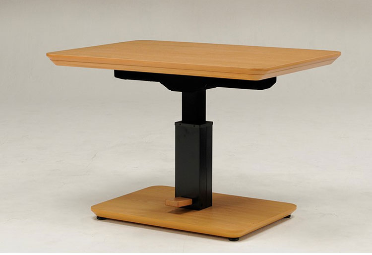 昇降こたつ ダイニングこたつ 幅105cm 昇降式 国産 長方形 ヒーター付き ペダル式 暖房器具 高さ調節 温度調節 リビングテーブル こたつテーブル コタツテーブル 炬燵 手元コントローラー(代引不可)