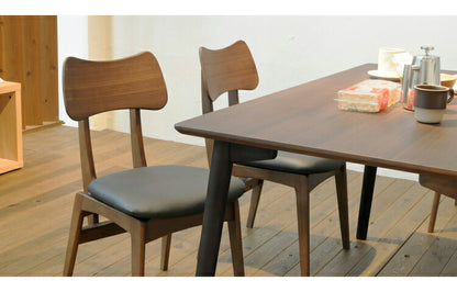 ダイニングチェア 4脚セット シンプル おしゃれ 北欧 天然木 木製 木目 一人暮らし 新生活 肘無し 背もたれ モダン ヴィンテージ(代引不可)