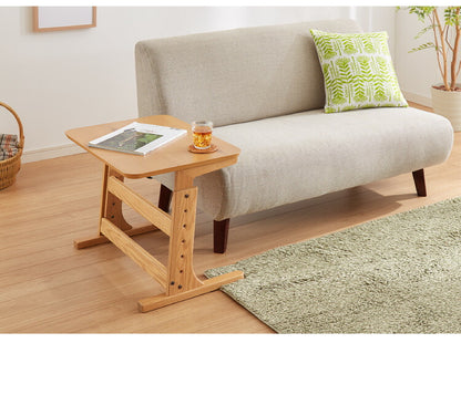 こたつ 布団レス テーブル 60×45cm 高さ調節 5段階 オーク材 天然木 おしゃれ 木目 コンパクト シンプル 薄型ヒーター ハイタイプ デスクこたつ サイドテーブル リモートワーク テレワーク コタツ セット