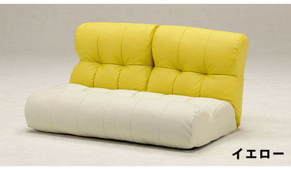 光製作所 プロテクトレザー 座椅子 ピグレット ジュニア Jr NORDIC PT 2P 二人掛け 2人掛け ポケットコイル レザー おしゃれ 北欧 ハイバック ソファ フロアソファ(代引不可)