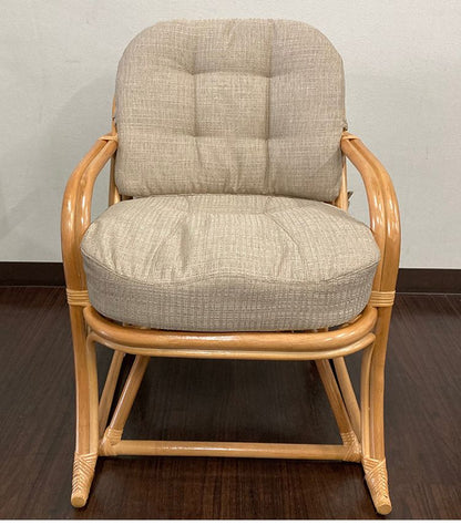 光製作所 体圧分散 モールドウレタン ラタンチェア 座椅子 ラタン クッションチェア チェア 高齢者 シンプル ハイバック 背もたれ おしゃれ 木目 和風 和室 一人掛け(代引不可)