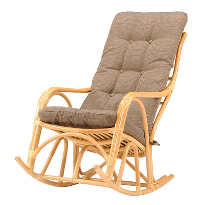 光製作所 ラタン ロッキングチェア チェア ハイバック パーソナルチェア 座椅子 イス 和室 和風 コンパクト 高齢者 籐 籐家具 おしゃれ(代引不可)